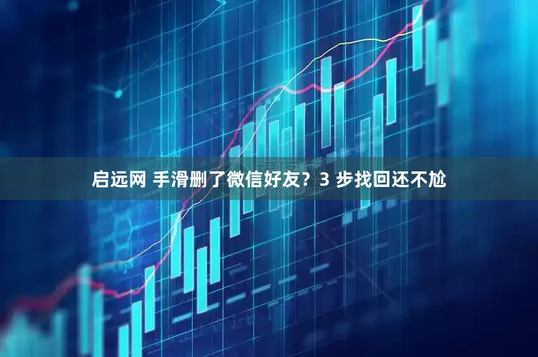 启远网 手滑删了微信好友？3 步找回还不尬